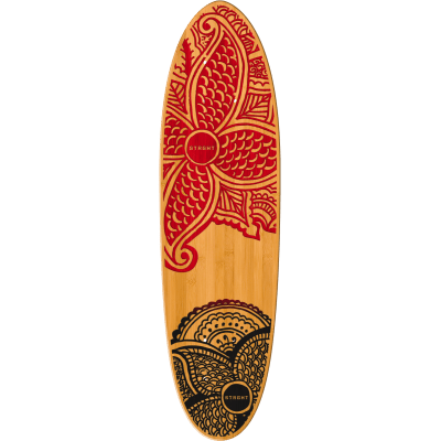 Classic Cruiser Skateboard in Bamboo - Pua Design (Deck Only)