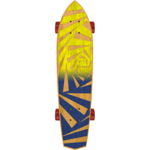 Diamond Tail Cruiser Skateboard in Bamboo - Webby Design